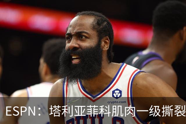 ESPN：塔利亚菲科肌肉一级撕裂，至少缺席世界杯前两场小组赛